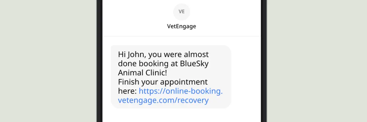 Email and SMS follow-up